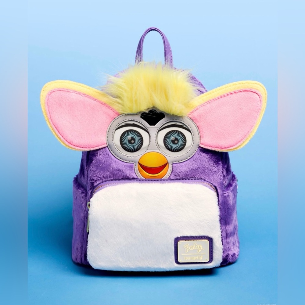 NWT Loungefly Furby Lenticular Plush Backpack